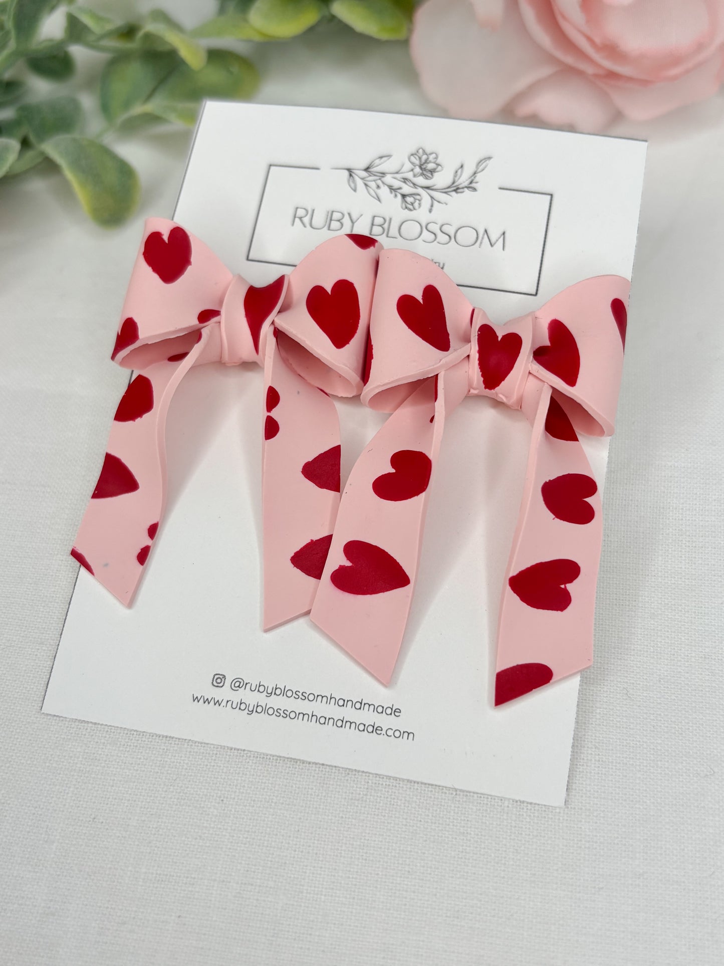 Coquette Valentine’s Bow Earrings