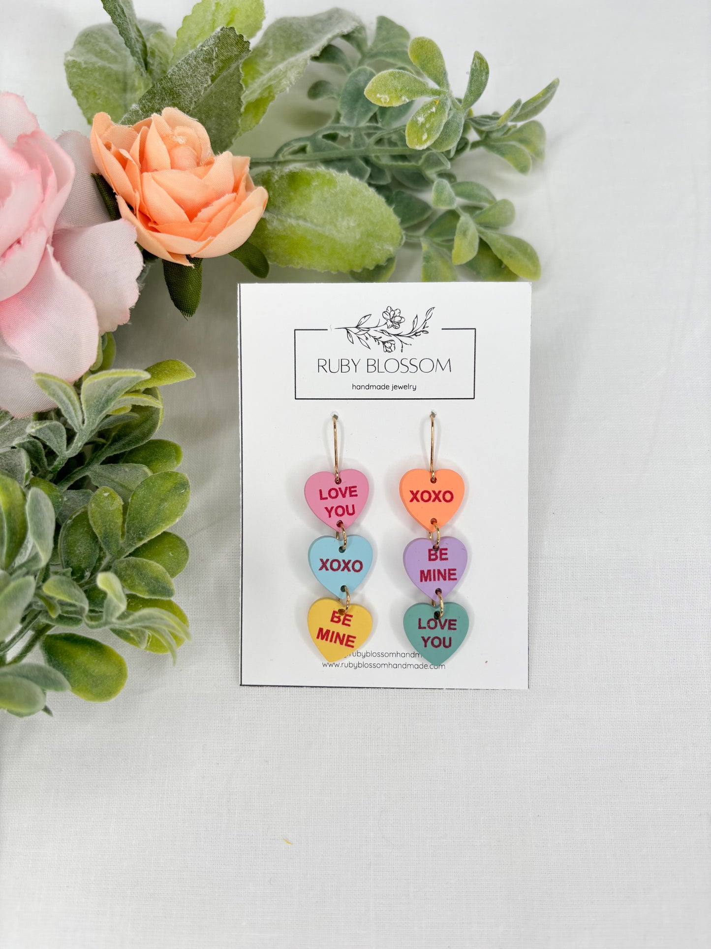 Conversation Heart Earrings