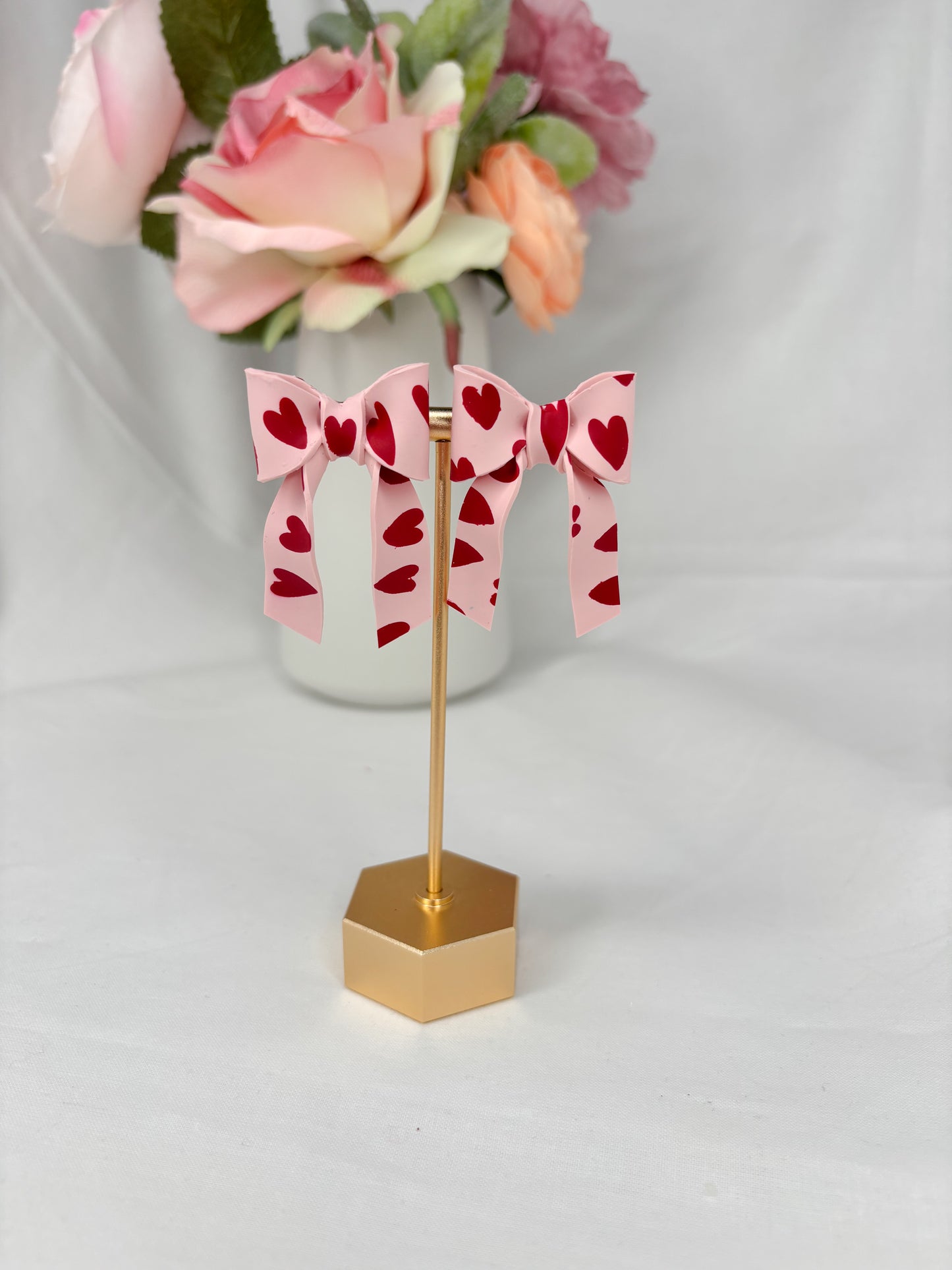 Coquette Valentine’s Bow Earrings