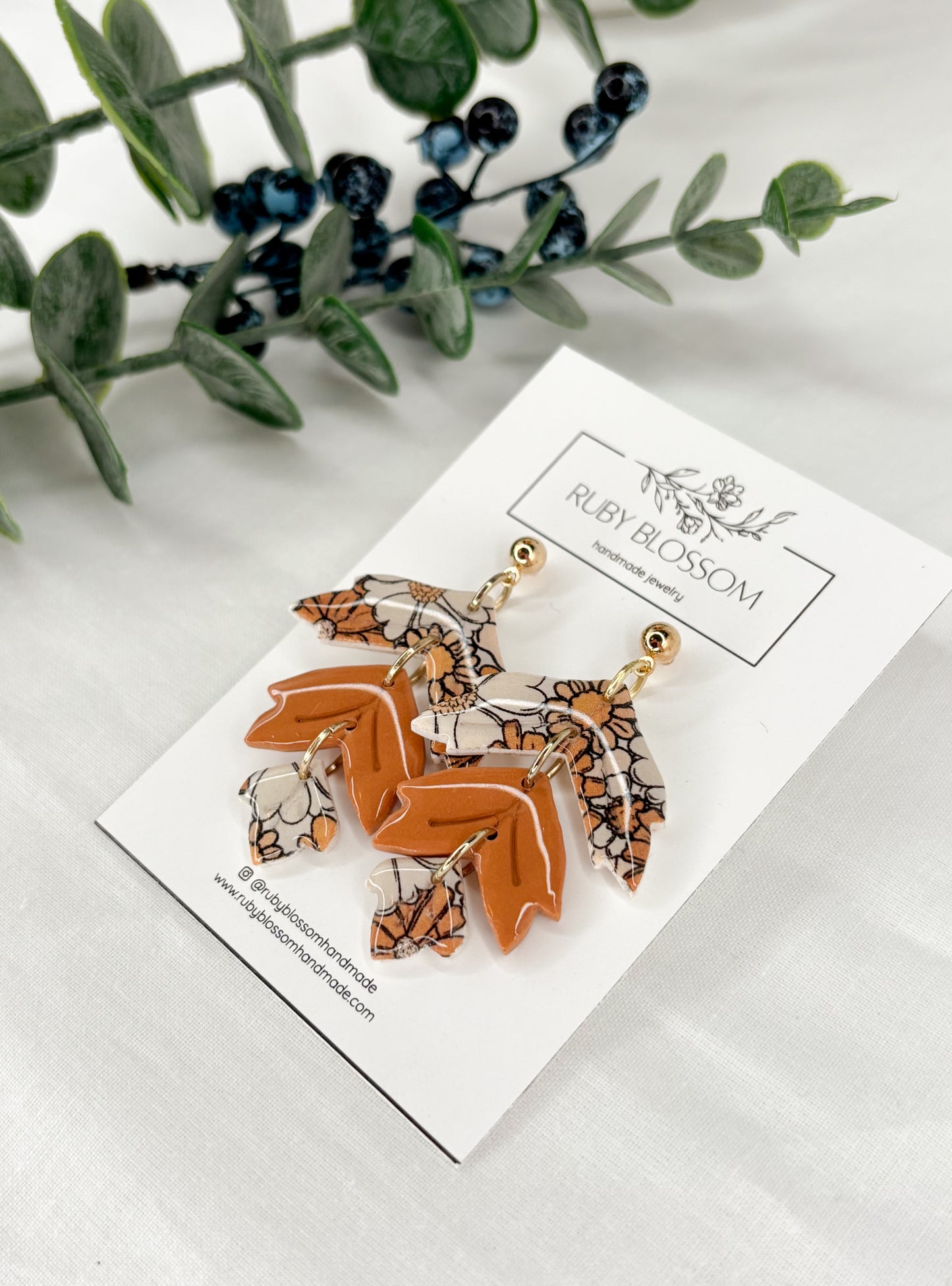 Hippie Fall Leaves Dangles