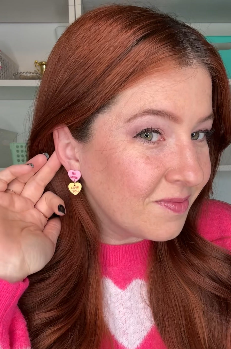 Small Conversation Heart Dangles