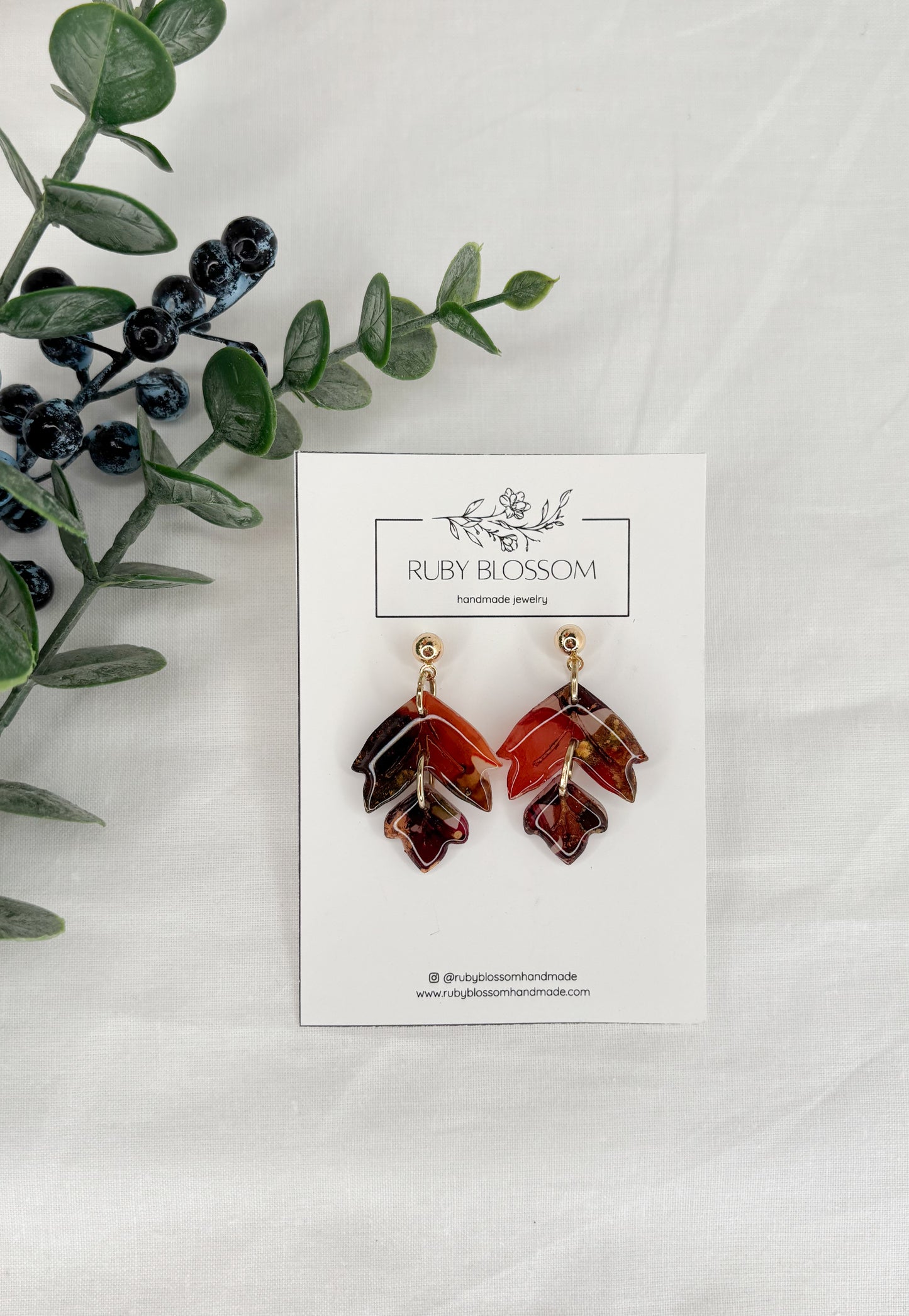 Medium Fall Leaves Dangles