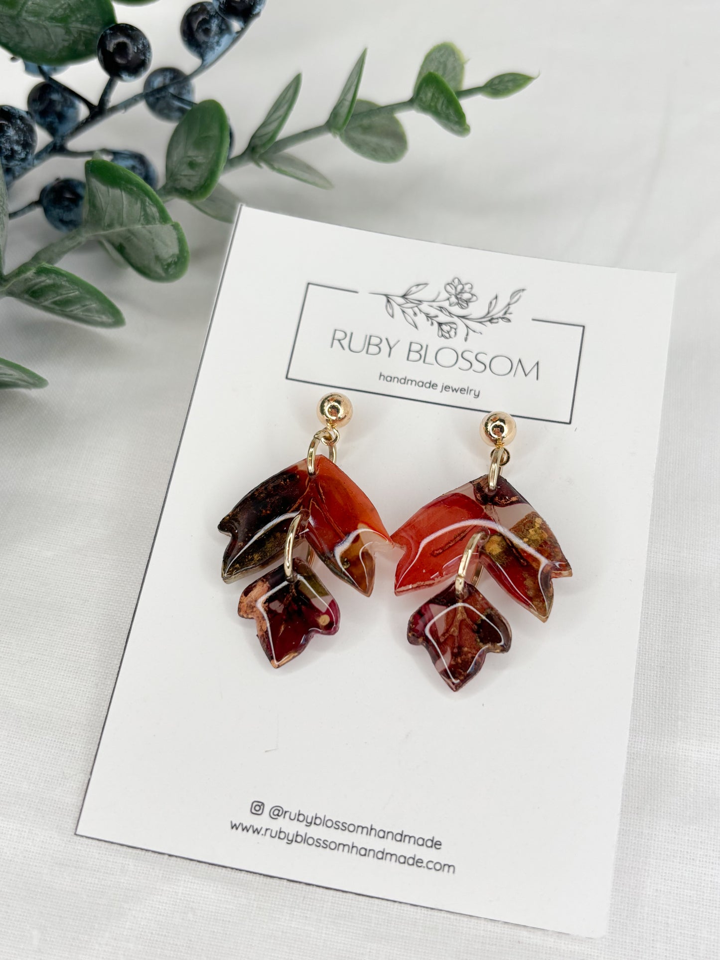 Medium Fall Leaves Dangles