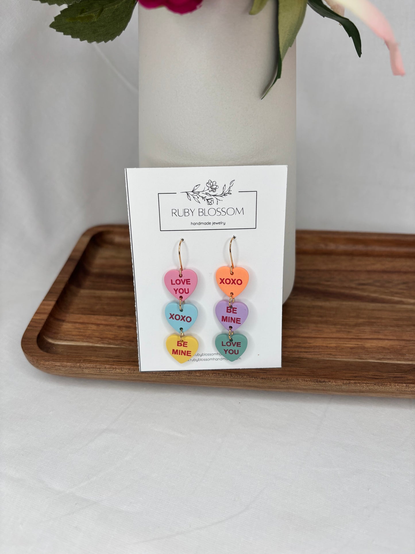 Conversation Heart Earrings