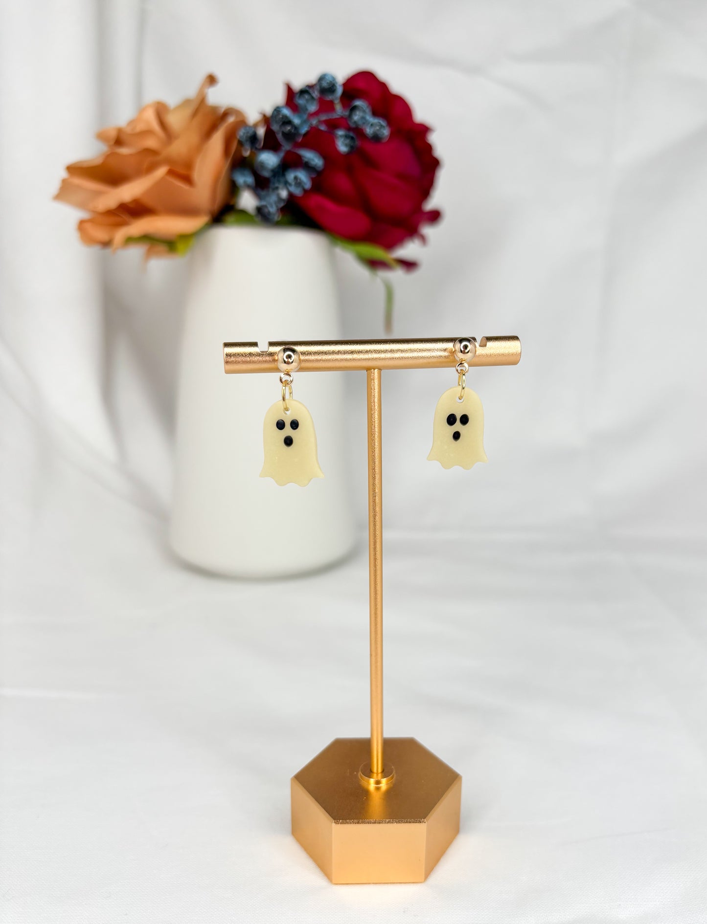 Glowing Spooky Ghosts (Stud or Dangle)