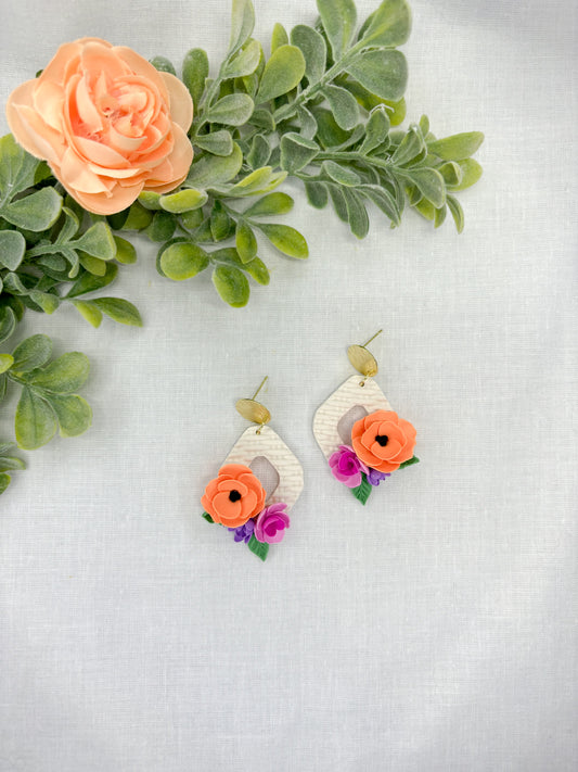 Spring floral dangles