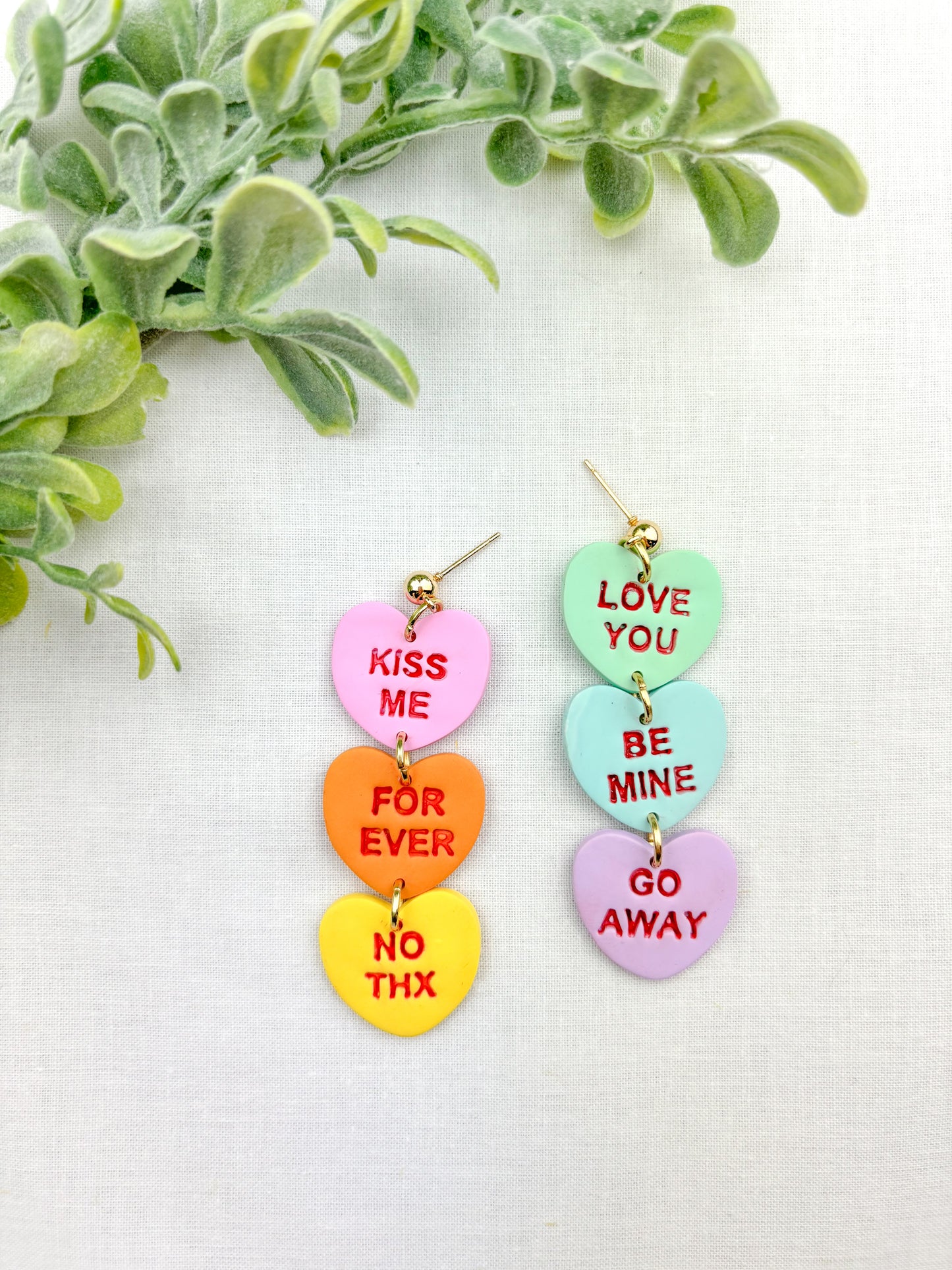 Candy Heart Dangles