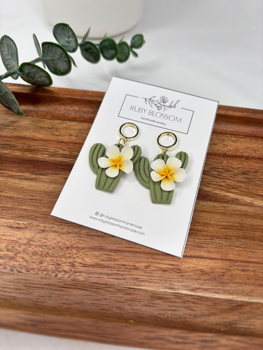 Cactus Floral Dangles