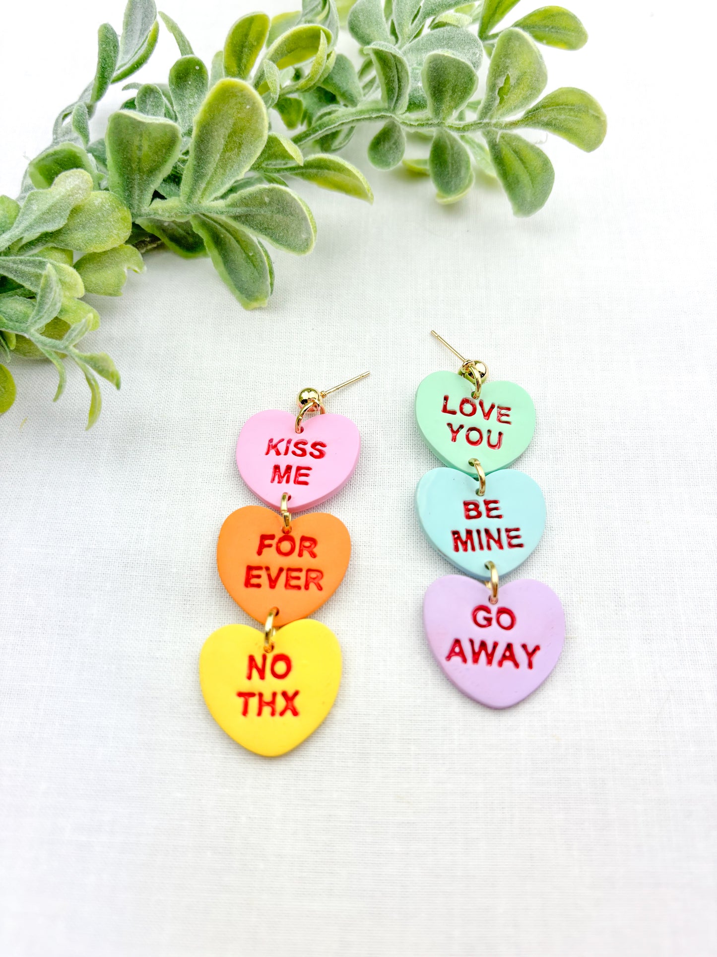 Candy Heart Dangles